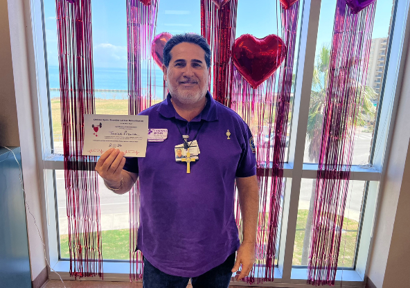 Javier Pizana is a volunteer at CHRISTUS Health