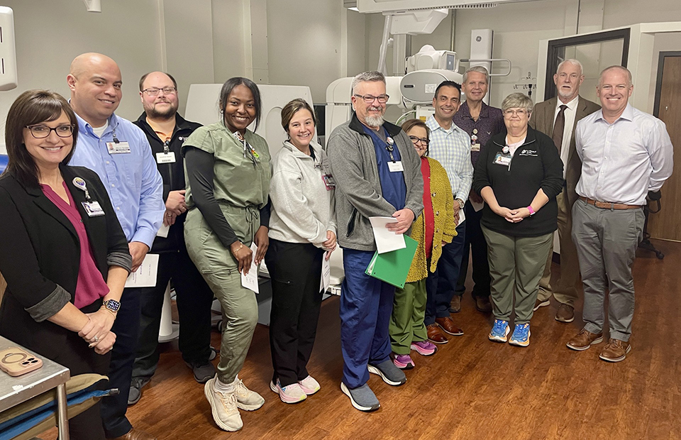 Fluoro room group photo